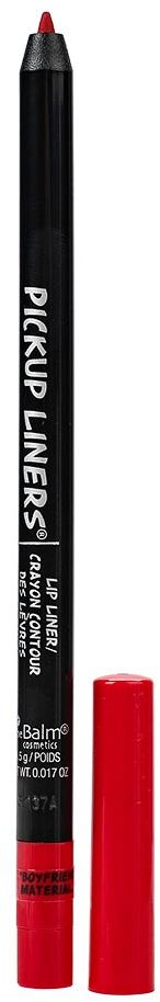 theBalm PickUp Liners Устойчивый карандаш для губ, Boyfriend Material, 0,5 г806490 theBalm PickUp Liners Устойчивый карандаш для губ, Boyfriend Material, 0,5 г806490Устойчивый и высокопигментированный карандаш для губ theBalm предотвращает растекание помад и блесков. Дает максимальную интенсивность цвета и идеальное покрытие. Длительное время держится на губах, не размазывается.