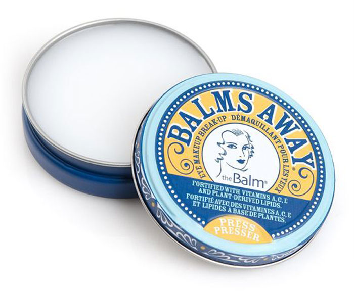 theBalm Balms Away Средство для снятия стойкого макияжа, 30 г800085 theBalm Balms Away Средство для снятия стойкого макияжа, 30 г800085Твердое средство для снятия макияжа глаз с витаминами А, С, Е, смесью стеролов и липидов растительного происхождения, быстро и эффективно удаляет макияж. Обладает мягкой текстурой для самой чувствительной кожи. Витамины и липиды работают для увлажнения и восстановления эластичности кожи вокруг области глаз, сохраняя ее гладкой. Не содержит парабенов, сульфатов, синтетических отдушек, красителей и фталатов. Удобная упаковка, помещающаяся в ладонь, подойдет для любой сумочки и послужит незаменимым средством в путешествии.