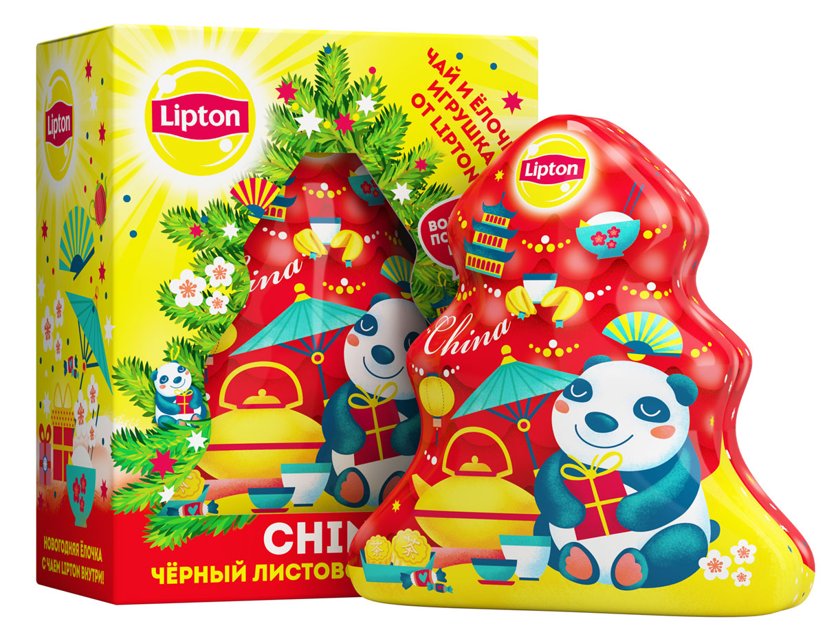 Lipton Набор чая Елочка панда, 20 г8714100712849 Lipton Набор чая Елочка панда, 20 г8714100712849Коллекция праздничных Елочек из разных стран мира с насыщенным и превосходным чаем Lipton. Совместно с ведущей Российской студией дизайна были разработаны четыре коллекционные елочки в стиле Китая, Италии, Франции и России. Внутри каждого набора вы найдете уникальное пожелание на Новый год, а елочку можно использовать как новогоднюю игрушку.