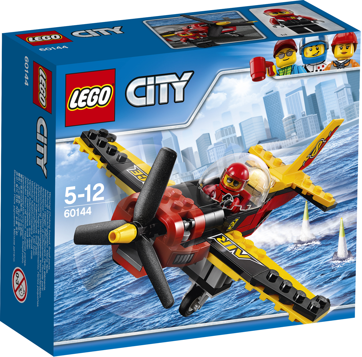 LEGO City Конструктор Гоночный самолет 6014460144 LEGO City Конструктор Гоночный самолет 6014460144Садитесь в кресло пилота удивительного гоночного самолета и приготовьтесь устроить увлекательное шоу в воздухе. Раскручивайте винт и отправляйтесь на взлетную полосу. А потом взлетайте в небо и показывайте самые крутые трюки! Набор включает в себя 89 разноцветных пластиковых элементов. Конструктор - это один из самых увлекательных и веселых способов времяпрепровождения. Ребенок сможет часами играть с конструктором, придумывая различные ситуации и истории.