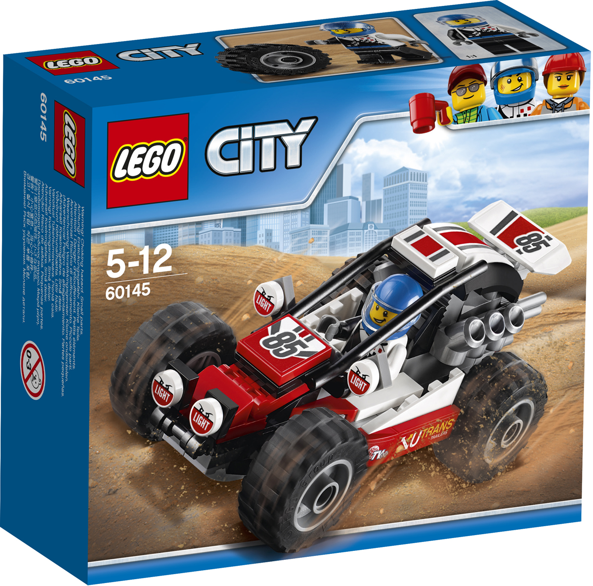 LEGO City Конструктор Багги 6014560145 LEGO City Конструктор Багги 6014560145Прыгайте на сиденье этого классного багги и готовьтесь выиграть гонку! Проверьте, надежны ли шины и мотор, потом наденьте шлем, закройте клетку безопасности и вперед! Набор включает в себя 81 разноцветный пластиковый элемент. Конструктор - это один из самых увлекательных и веселых способов времяпрепровождения. Ребенок сможет часами играть с конструктором, придумывая различные ситуации и истории.