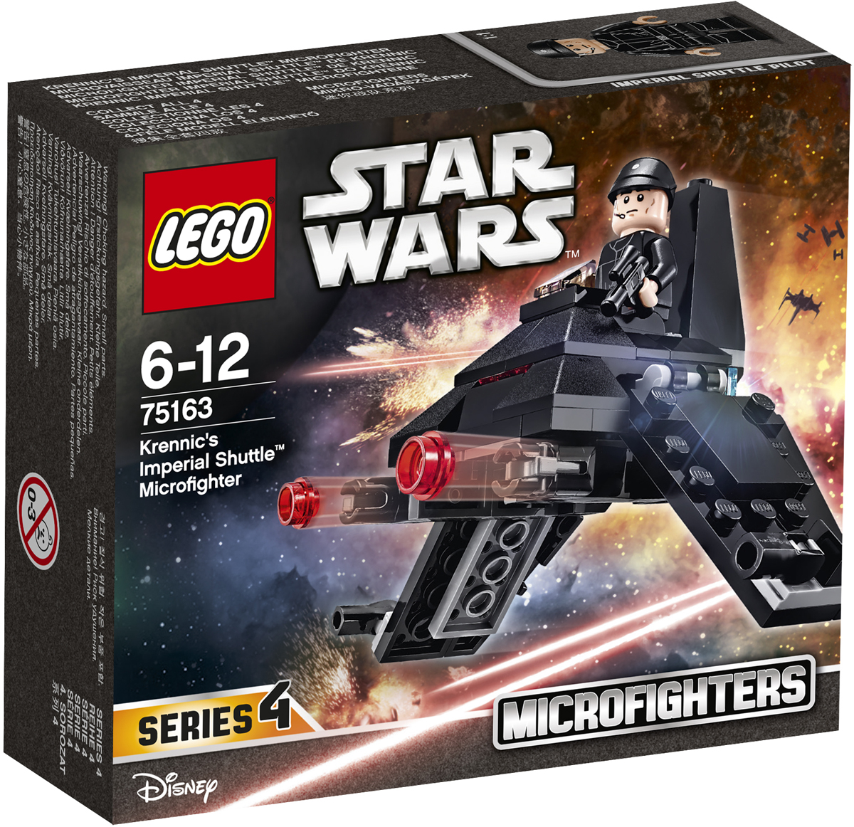 LEGO Star Wars Конструктор Микроистребитель Имперский шаттл Кренника 7516375163 LEGO Star Wars Конструктор Микроистребитель Имперский шаттл Кренника 7516375163Микроистребитель Имперский шаттл Кренника не простой звездолёт. Посадите пилота имперского шаттла на его место в кабине, подготовьте к бою ракеты, сложите крылья корабля и отправляйтесь в путешествие по Галактике. Набор включает в себя 78 разноцветных элементов и минифигурку. Конструктор - это один из самых увлекательных и веселых способов времяпрепровождения. Ребенок сможет часами играть с конструктором, придумывая различные ситуации и истории.