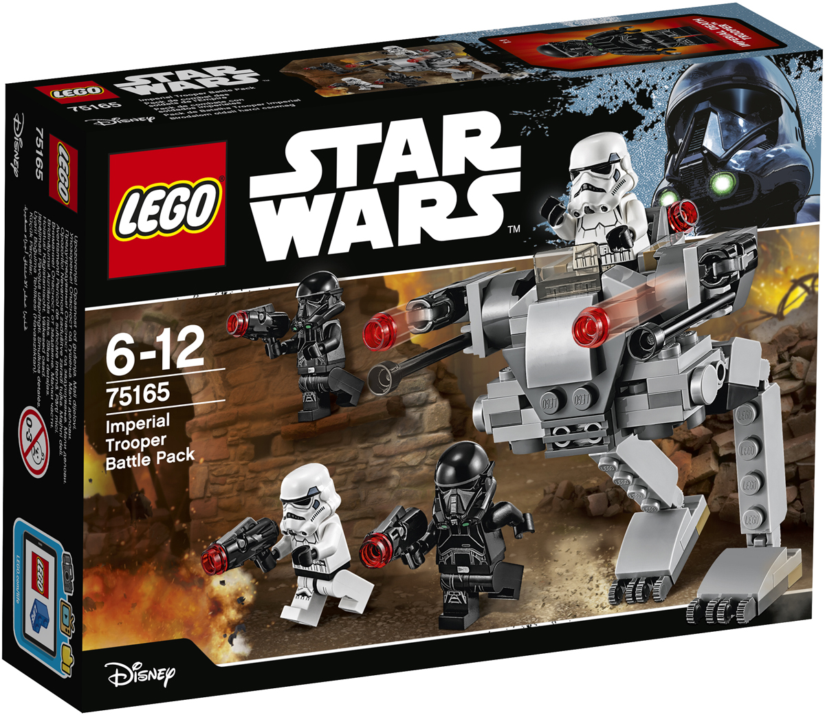 LEGO Star Wars Конструктор Боевой набор Империи 7516575165 LEGO Star Wars Конструктор Боевой набор Империи 7516575165Залезайте в кабину шагохода Империи, зарядите пушки и отправляйтесь на задание: нанесите поражение этим надоедливым Повстанцам. А если вам понадобится помощь, вызовите штурмовиков, вооруженных бластерами. Тогда победа точно будет за нами! Набор включает в себя 112 разноцветных элементов и четыре минифигурки. Конструктор - это один из самых увлекательных и веселых способов времяпрепровождения. Ребенок сможет часами играть с конструктором, придумывая различные ситуации и истории.