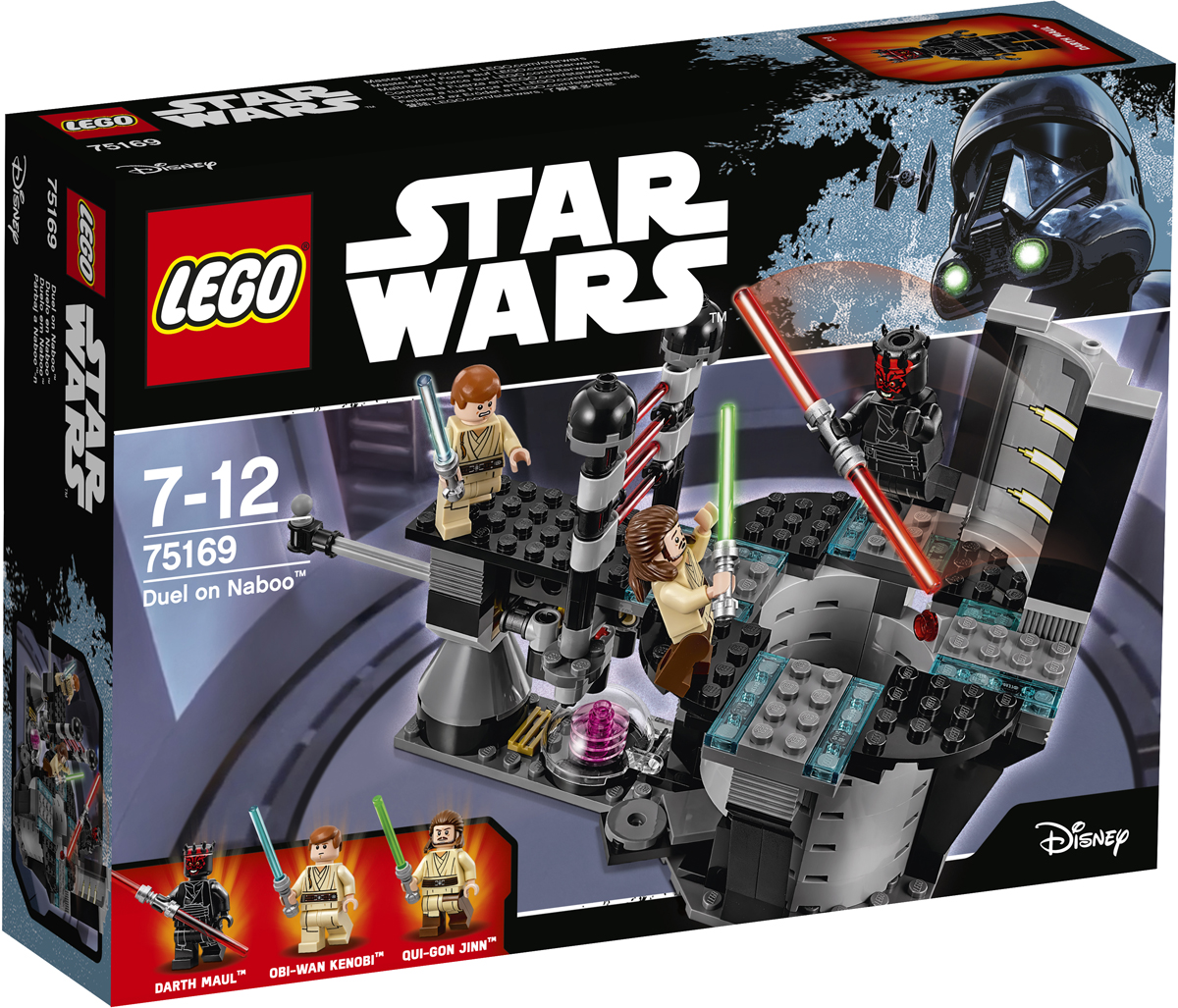 LEGO Star Wars Конструктор Дуэль на Набу 7516975169 LEGO Star Wars Конструктор Дуэль на Набу 7516975169Магистр Квай-Гон Джин настиг Дарта Мола в реакторной комнате дворца на Набу и нуждается в вашей помощи, чтобы победить ситха раз и навсегда. Устройте дуэль на световых мечах. Если упадете, активируйте катапульту, чтобы отпрыгнуть. Если Мол окажется слишком силён, дёргайте за рычаг, который поднимает лазерный щит, чтобы Оби-Ван Кеноби тоже мог вступить в бой. Кто победит в этой невероятной дуэли? Зависит от вас... Набор включает в себя 208 разноцветных элементов и три минифигурки. Конструктор - это один из самых увлекательных и веселых способов времяпрепровождения. Ребенок сможет часами играть с конструктором, придумывая различные ситуации и истории.