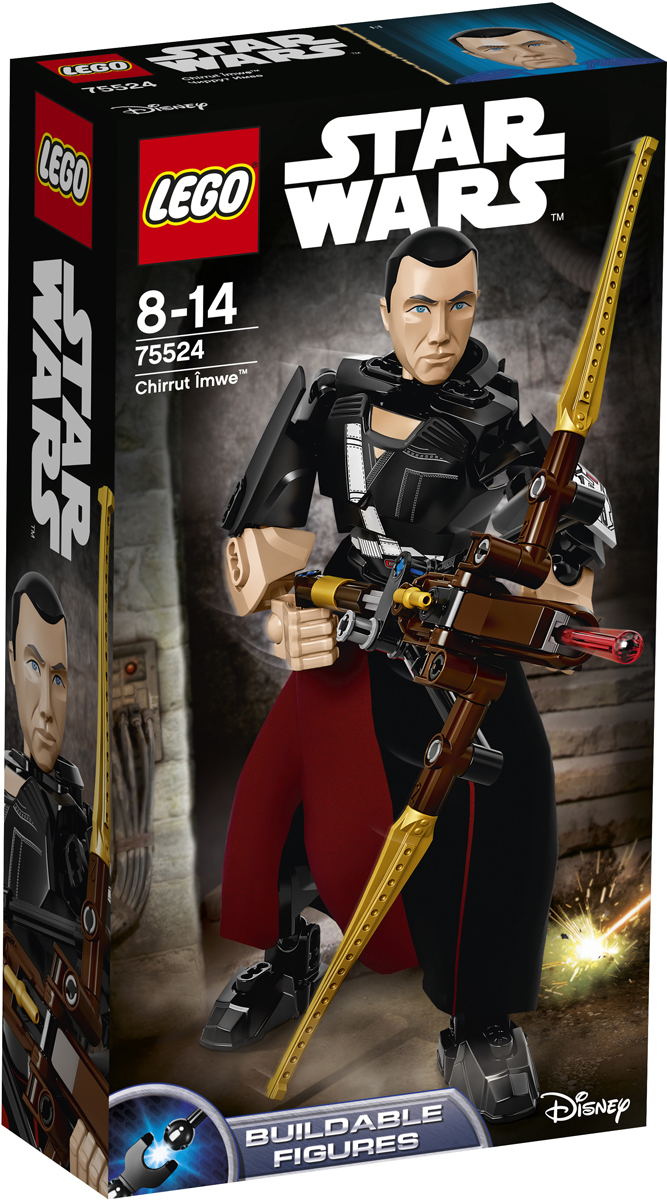 LEGO Star Wars Конструктор Чиррут Имве 7552475524 LEGO Star Wars Конструктор Чиррут Имве 7552475524Слепота не мешает воину-монаху умело сражаться с Империей. Постройте сборную фигуру, придумайте для неё боевую позу, возьмите в руки арбалет, зарядите оружие и приготовьтесь к бою. Империи стоит опасаться этого решительного бойца. Набор включает в себя 87 разноцветных элементов. Конструктор - это один из самых увлекательных и веселых способов времяпрепровождения. Ребенок сможет часами играть с конструктором, придумывая различные ситуации и истории.