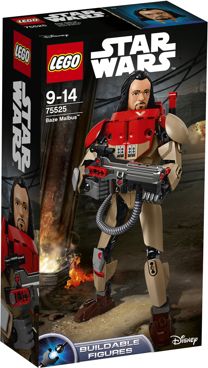 LEGO Star Wars Конструктор Бэйз Мальбус 7552575525 LEGO Star Wars Конструктор Бэйз Мальбус 7552575525Помогите Бэйзу использовать его отточенные в боях навыки, чтобы сражаться с Империей. Постройте сборную фигуру Бэйза Мальбуса, придумайте для него боевую позу, зарядите его тяжелую пушку и будьте готов к атаке. Присоединяйтесь к битве вместе с этим закалённым в боях воином! Набор включает в себя 148 разноцветных элементов. Конструктор - это один из самых увлекательных и веселых способов времяпрепровождения. Ребенок сможет часами играть с конструктором, придумывая различные ситуации и истории.