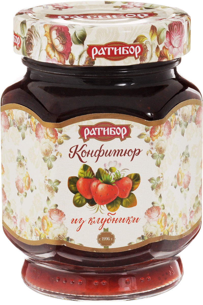 Ратибор конфитюр из клубники, 350 г5941 Ратибор конфитюр из клубники, 350 г5941Конфитюр Ратибор - это натуральный стерилизованный продукт. В нем сохранены витамины и полезные вещества плодов и ягод. Конфитюр со вкусом клубники - великолепный десерт, идеально сочетающийся с тостами и булочками. Чашечка кофе с таким десертом - прекрасное начало дня, легкий полдник, фруктовое угощение для коллег и друзей. Уважаемые клиенты! Обращаем ваше внимание, что полный перечень состава продукта представлен на дополнительном изображении.
