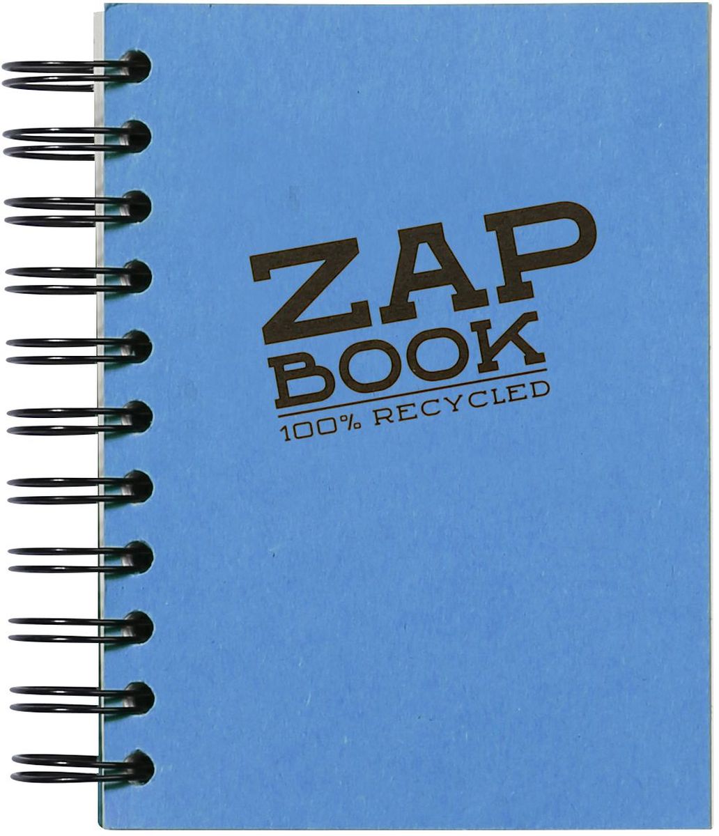 Блокнот Clairefontaine Zap Book, на спирали, цвет: синий, формат A6, 160 листов8353С Блокнот Clairefontaine Zap Book, на спирали, цвет: синий, формат A6, 160 листов8353СОригинальный блокнот Clairefontaine идеально подойдет для памятных записей, любимых стихов, рисунков и многого другого. Плотная обложка предохраняет листы от порчи и замятия. Такой блокнот станет забавным и практичным подарком - он не затеряется среди бумаг, и долгое время будет вызывать улыбку окружающих.