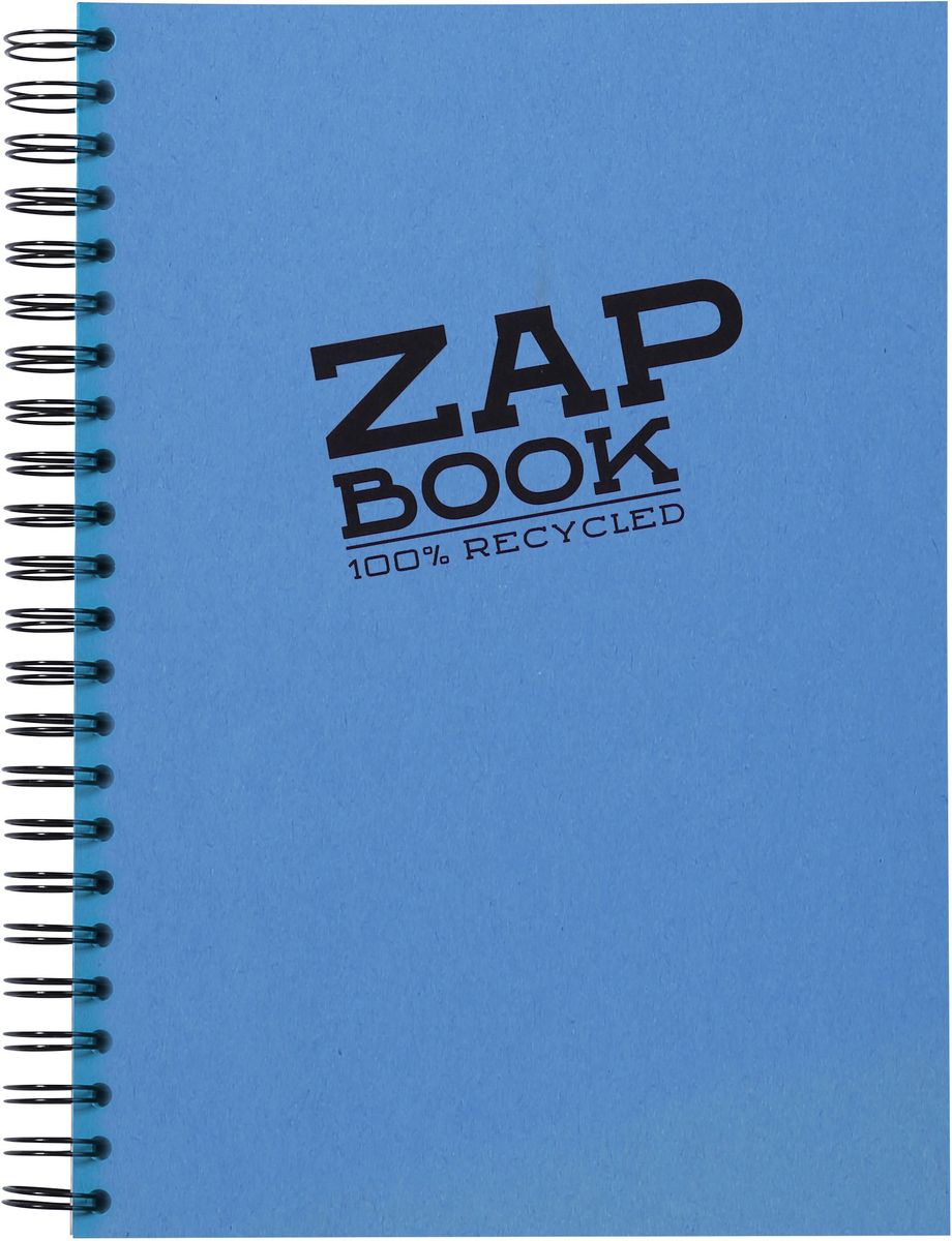 Блокнот Clairefontaine Zap Book, на спирали, цвет: синий, формат A4, 160 листов8354С Блокнот Clairefontaine Zap Book, на спирали, цвет: синий, формат A4, 160 листов8354СОригинальный блокнот Clairefontaine идеально подойдет для памятных записей, любимых стихов, рисунков и многого другого. Плотная обложка предохраняет листы от порчи и замятия. Такой блокнот станет забавным и практичным подарком - он не затеряется среди бумаг, и долгое время будет вызывать улыбку окружающих.