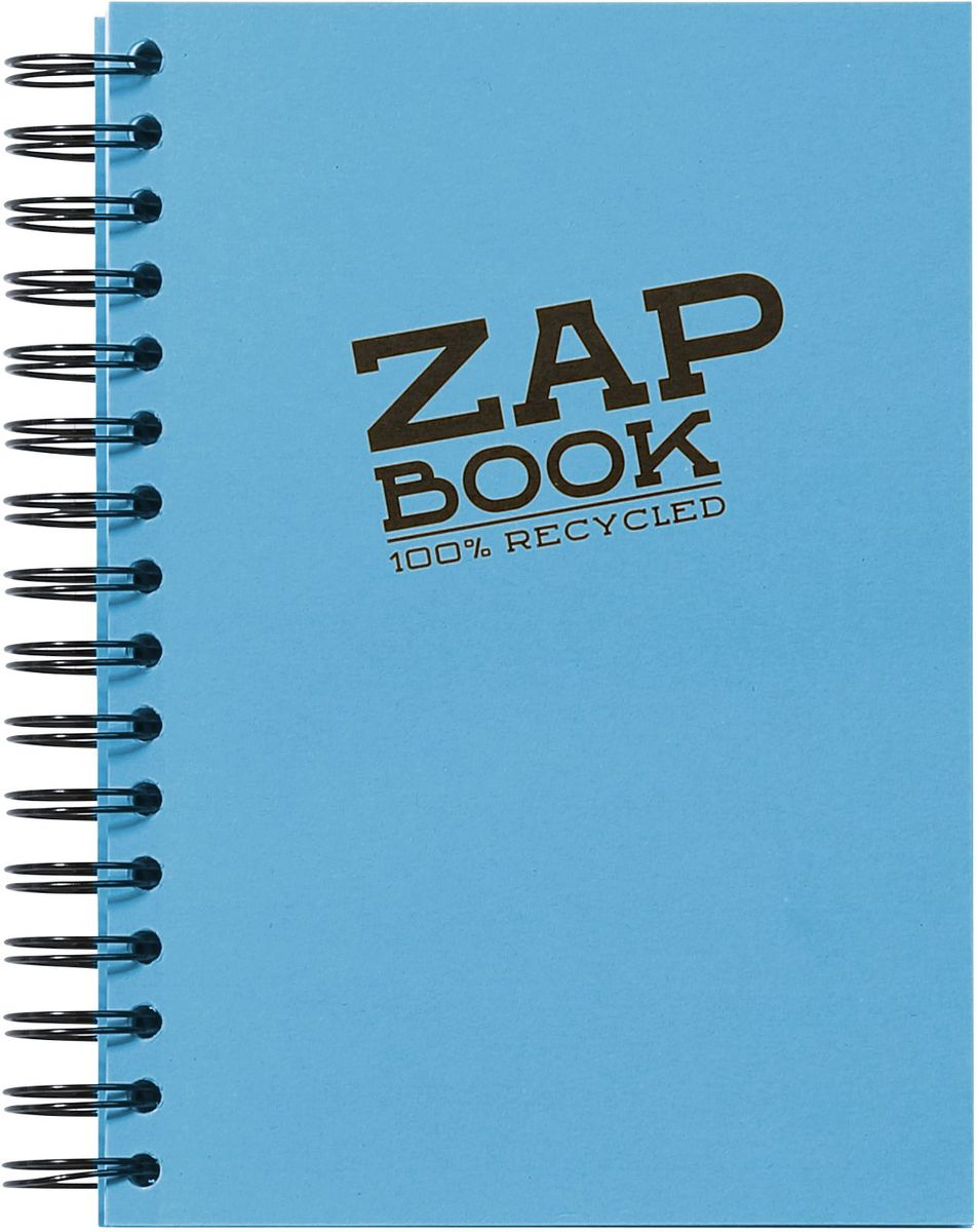 Блокнот Clairefontaine Zap Book, на спирали, цвет: голубой, формат A5, 160 листов8360С Блокнот Clairefontaine Zap Book, на спирали, цвет: голубой, формат A5, 160 листов8360СОригинальный блокнот Clairefontaine идеально подойдет для памятных записей, любимых стихов, рисунков и многого другого. Плотная обложка предохраняет листы от порчи и замятия. Такой блокнот станет забавным и практичным подарком - он не затеряется среди бумаг, и долгое время будет вызывать улыбку окружающих.