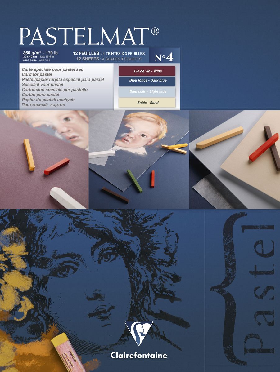 Блокнот Clairefontaine Pastelmat, 30 х 40 см, 12 листов96112С Блокнот Clairefontaine Pastelmat, 30 х 40 см, 12 листов96112СОригинальный блокнот Clairefontaine идеально подойдет для памятных записей, любимых стихов, рисунков и многого другого. Плотная обложка предохраняет листы от порчи и замятия. Такой блокнот станет забавным и практичным подарком - он не затеряется среди бумаг, и долгое время будет вызывать улыбку окружающих.