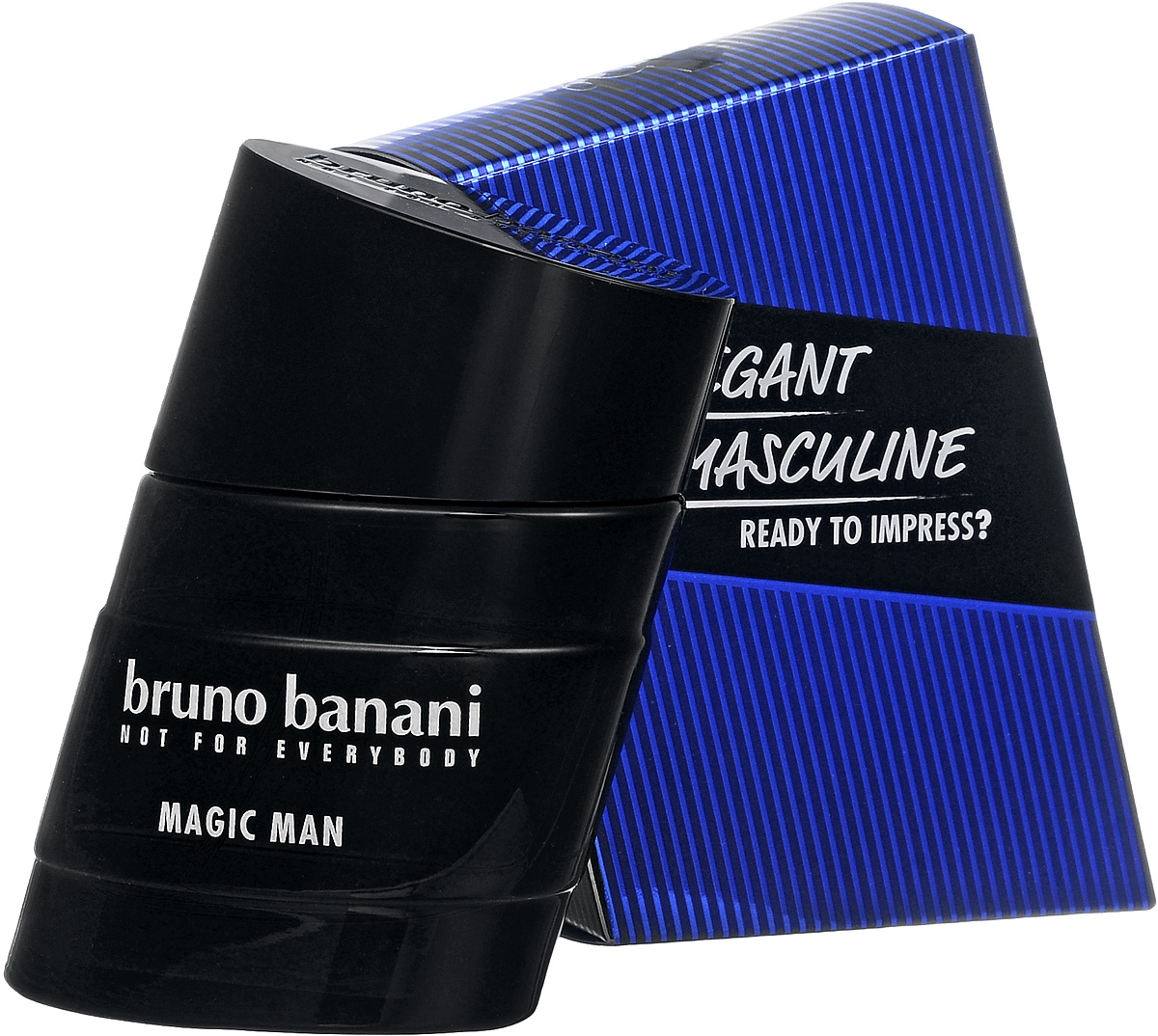 Bruno Banani Magic Man Туалетная вода 30 мл (новая упаковка)0730870138649 Bruno Banani Magic Man Туалетная вода 30 мл (новая упаковка)0730870138649Magic Man – новый мужской аромат от популярного немецкого дома моды Bruno Banani, известного своей экологически чистой продукцией. Аромат создан в 2008 году. Относится к группе ароматов древесные пряные. Аромат Magic Man Bruno Banani – это волшебное зелье, некая невидимая магическая материя, окутывающая кожу и притягивающая женские сердца своим природным запахом. Композиция аромата начинается нотами специй, джина и кардамона из Гватемалы, плавно растворяясь в нотах сердца: цикламене, какао и бархотке. К концу дня вы ощутите на своей коже устойчивый шлейф из нот пачули и амбры. Верхняя нота: Джин. Средняя нота: Бархатцы, Цикламен, Какао. Шлейф: Амбра, Пачули. Теплое древесное сердце аромата, яркий аккорд джина и неповторимый ладан. Дневной и вечерний аромат.