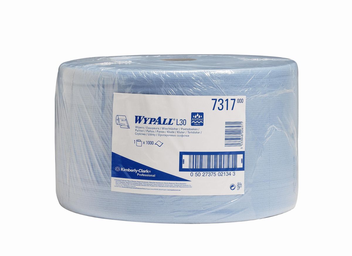 Полотенца бумажные Wypall L20 Extra, двухслойные, 1000 шт. 73177317 Полотенца бумажные Wypall L20 Extra, двухслойные, 1000 шт. 73177317Бумажные полотенца Wypall L20 Extra отличаются особенной прочностью и быстротой впитывания жидкостей. Они идеально подойдут для универсальных задач: сбора грязи, работы с маслом, протирки и впитывания жидкостей в пищевой промышленности, а также в автомобильной индустрии и многих других областей.