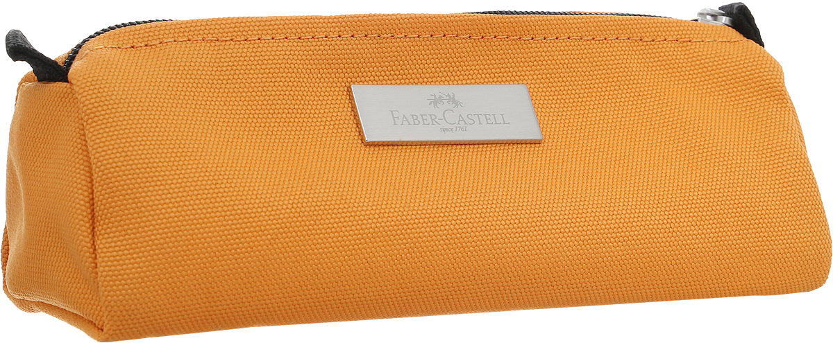 Faber-Castell Пенал цвет оранжевый 191805191805_оранжевый Faber-Castell Пенал цвет оранжевый 191805191805_оранжевыйСтильный пенал Faber-Castell выполнен из прочного материала и оформлен металлической вставкой с названием бренда. Пенал содержит одно отделение для канцелярских принадлежностей и закрывается на застежку-молнию. Пенал послужит отличным помощником во время занятий и позволит сохранить порядок на рабочем столе.