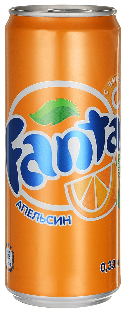 Fanta Апельсин напиток сильногазированный, 0,33 л17234 Fanta Апельсин напиток сильногазированный, 0,33 л17234Fanta Апельсин с витамином C - газировка с легендарным апельсиновым вкусом. Больше веселья и фана с друзьями! Играем! Уважаемые клиенты! Обращаем ваше внимание на то, что упаковка может иметь несколько видов дизайна. Поставка осуществляется в зависимости от наличия на складе. Уважаемые клиенты! Обращаем ваше внимание, что полный перечень состава продукта представлен на дополнительном изображении.