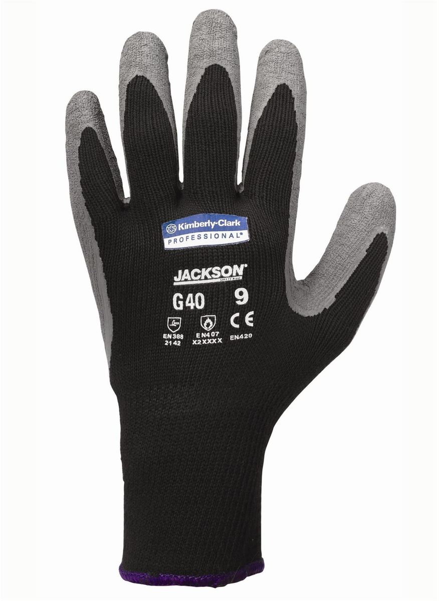 Перчатки хозяйственные Jackson Safety G40, цвет: серый. Размер 9 (L). 9727297272 Перчатки хозяйственные Jackson Safety G40, цвет: серый. Размер 9 (L). 9727297272Ассортимент перчаток для защиты рук от механических воздействий – повышают безопасность труда и сокращают затраты. Идеальное решение, обеспечивающее защиту СИЗ категории II (CE Intermediate) при выполнении операций на производственных участках, в машиностроении, строительстве и любых других универсальных работах. 2-й уровень стойкости к истиранию (согласно EN 388). Ввиду высокой стойкости к разрыву данный вид перчаток имеет длительный срок службы. Бесшовная вязаная структура из полиэстера обеспечивает воздухопроницаемость и комфорт во время использования перчаток. Благодаря сочетанию механической и термической защиты данные перчатки являются востребованными в различных областях применения. Надежный захват благодаря текстурированному латексному покрытию. Формат поставки: перчатки с индивидуальным дизайном для левой и правой руки; пять размеров с цветовой кодировкой манжет; гладкое нитриловое покрытие ладони обеспечивает превосходный сухой захват; тыльная часть из бесшовного вязаного...