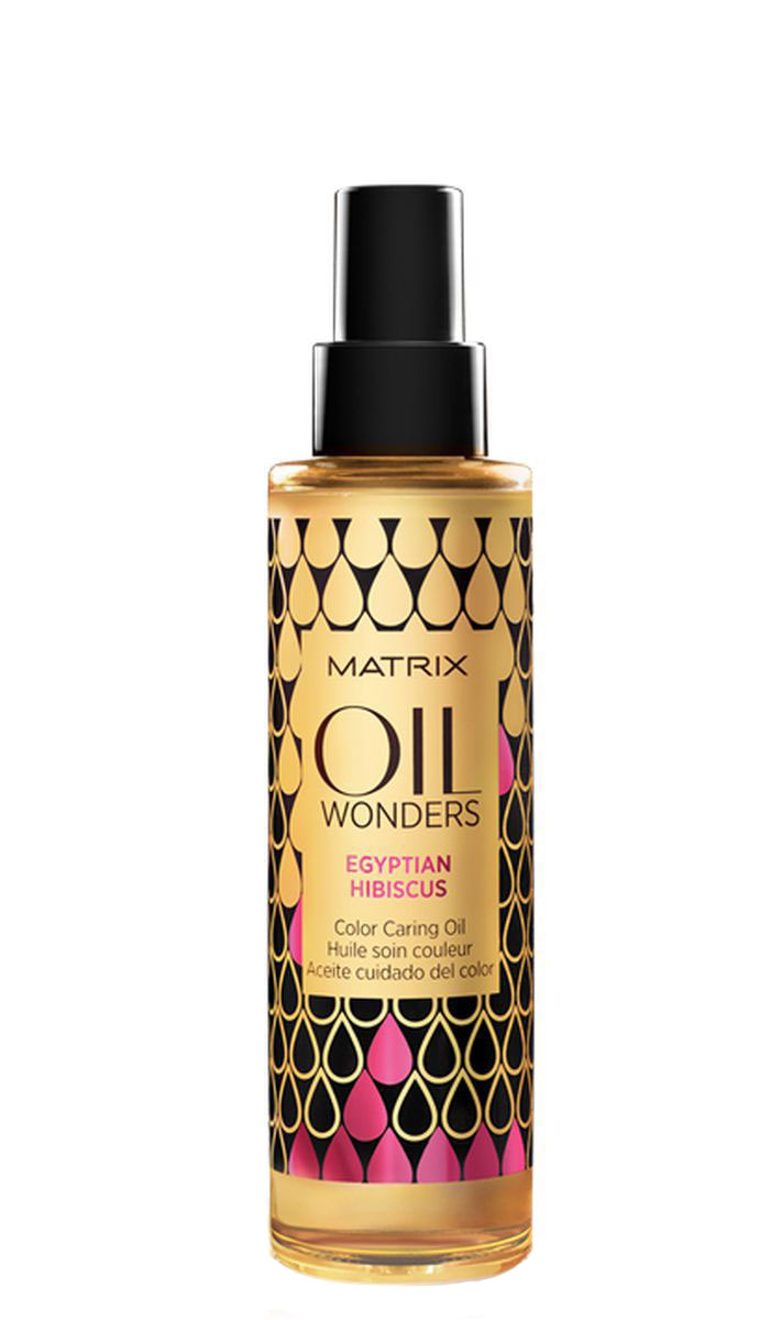 Matrix Oil Wonders Масло для окрашенных волос египетский гибискус, 150 млE2082200 Matrix Oil Wonders Масло для окрашенных волос египетский гибискус, 150 млE2082200Масло для защиты цвета окрашенных волос Oil Wonders (Ойл Вандерс) содержит экстракт Египетского гибискуса. Отличается приятным ароматом, сохраняет яркость цвета окрашенных волос, обеспечивая им мягкость и невероятный блеск. Сохраняет яркость цвета окрашенных волос. На 75% больше блеска. Подходит для всех типов волос.