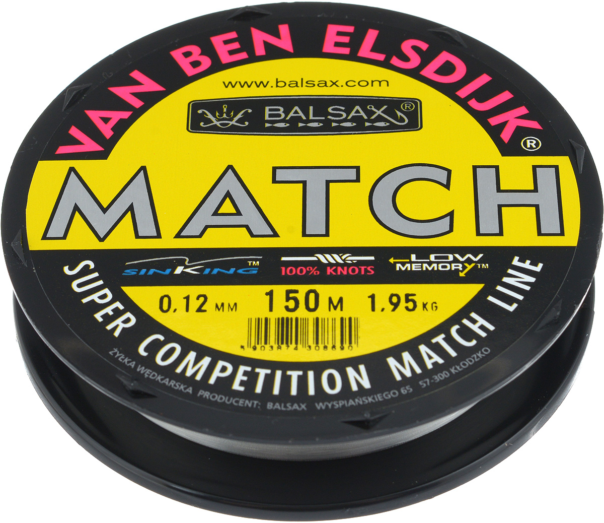 Леска Balsax Match VBE, 150 м, 0,12 мм, 1,95 кг304-10012 Леска Balsax Match VBE, 150 м, 0,12 мм, 1,95 кг304-10012Опытным спортсменам, участвующим в соревнованиях, нужна надежная леска, в которой можно быть уверенным в любой ситуации. Леска Balsax Match VBE отличается замечательной прочностью на узле и высокой сопротивляемостью к истиранию. Она была проверена на склонность к остаточным деформациям, чтобы убедиться в том, что она обладает наиболее подходящей растяжимостью, отвечая самым строгим требованиям рыболовов. Такая леска отлично подходит как для спортивного, так и для любительского рыболовства.