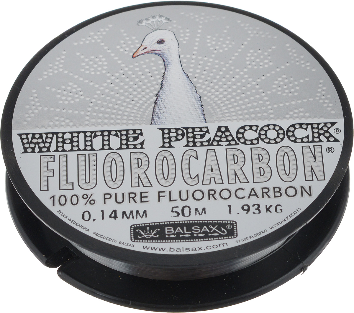 Леска флюорокарбоновая Balsax White Peacock, 50 м, 0,14 мм, 1,93 кг314-09014 Леска флюорокарбоновая Balsax White Peacock, 50 м, 0,14 мм, 1,93 кг314-09014Флюорокарбоновая леска Balsax White Peacock становится абсолютно невидимой в воде. Обычные лески отражают световые лучи, поэтому рыбы их обнаруживают. Флюорокарбон имеет приближенный к воде коэффициент преломления, поэтому пропускает сквозь себя свет, не давая отражений. Рыбы не видят флюорокарбон. Многие рыболовы во всем мире используют подобные лески в качестве поводковых, благодаря чему получают более лучшие результаты. Флюорокарбон на 50% тяжелее обычных лесок и на 78% тяжелее воды. Понятно, почему этот материал используется для рыболовных лесок, он тонет очень быстро. Флюорокарбон не впитывает воду даже через 100 часов нахождения в ней. Обычные лески впитывают до 10% воды в течение 24 часов, что приводит к потере 5 - 10% прочности. Сопротивляемость флюорокарбона к истиранию значительно больше, чем у обычных лесок. Он выдерживает температуры от -40°C до +160°C.