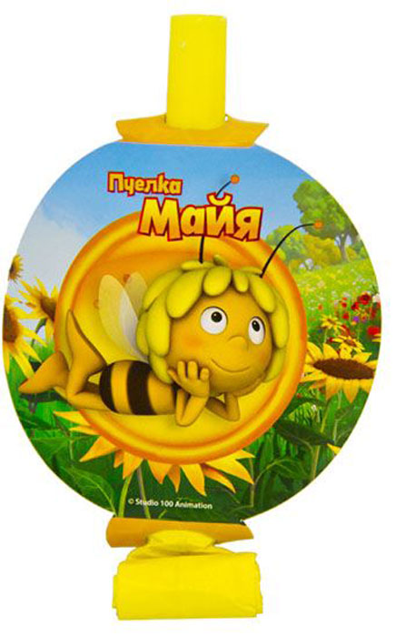 Веселая затея Язык-гудок с карточкой Пчелка Майя 8 шт1501-2017 Веселая затея Язык-гудок с карточкой Пчелка Майя 8 шт1501-2017Язык-гудок Веселая затея при использовании разворачивает длинную часть из бумаги, издавая характерный громкий звук. Игрушка дополнена круглой карточкой с изображением Пчелки Майи. Красочные гудки с разворачивающимися язычками - это не просто источник веселого шума. По древним поверьям свистульки отпугивали злых духов и вызывали добрых. В языческие заклинания уже давно никто не верит, но почему бы не добавить элемент волшебства на своей вечеринке, раздав друзьям разноцветные языки-гудки.