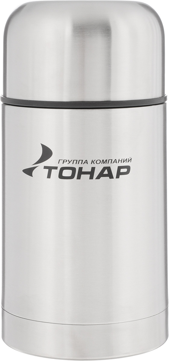 Термос ТОНАР HS TM-017, с чехлом, 750 мл149735 Термос ТОНАР HS TM-017, с чехлом, 750 мл149735Термос ТОНАР HS TM-017 - универсальная модель, оснащенная двойными стенками с вакуумной изоляцией, которая позволяет сохранять напитки горячими или холодными длительное время. Корпус изготовлен из высококачественной нержавеющей стали. Широкое горло позволяет использовать термос для первых и вторых блюд. Термос оснащен глухой крышкой-пробкой, которая предотвращает проливание, а кнопка служит для спуска пара. Крышку можно использовать как чашку. В комплект входят удобный чехол для хранения и переноски термоса, инструкция по эксплуатации. Стильный металлический термос понравится абсолютно всем и впишется в любой интерьер кухни. Диаметр горлышка: 8 см. Диаметр основания термоса: 10 см. Размер крышки-чаши: 10,3 х 10,3 х 6 см. Высота термоса (с учетом крышки): 20 см.