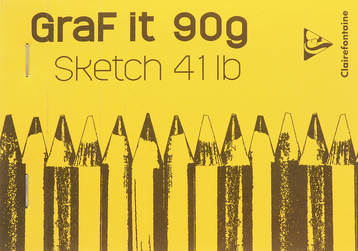 Блокнот Clairefontaine Graft It, горизонтальный, на скобах, цвет: желтый, 80 листов96619_желтый/горизонтальный Блокнот Clairefontaine Graft It, горизонтальный, на скобах, цвет: желтый, 80 листов96619_желтый/горизонтальныйБлокнот на скобах Clairefontaine Graft It содержит 80 листов, выполненных из бумаги. Листы не разлинованы и оснащены микроперфорацией. Обложка выполнена из картона. Блокнот идеален для рисования и письма, также подойдет для эскизов и набросков.