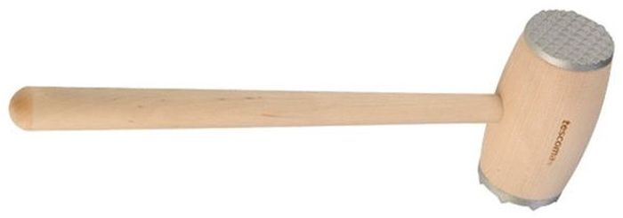 Молоток для мяса Tescoma Woody, длина 32 см637384 Молоток для мяса Tescoma Woody, длина 32 см637384Молоток для мяса Tescoma Woody, выполненный из высококачественной древесины, поможет вам без труда отбить мясо и приготовить его мягким, сочным и вкусным. Удобная ручка предотвращает выскальзывание молотка из рук. С боковых сторон отбивающая часть молотка имеет зубчатую поверхность из металла. Молоток не впитывает запахи и легко моется. Молоток для мяса Tescoma Woody станет вашим незаменимым помощником на кухне, а также это практичный и необходимый подарок любой хозяйке! Длина молотка: 32 см.