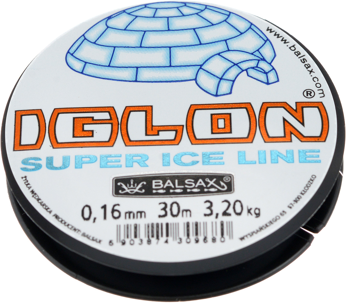 Леска зимняя Balsax Iglon, 30 м, 0,16 мм, 3,2 кг312-06016 Леска зимняя Balsax Iglon, 30 м, 0,16 мм, 3,2 кг312-06016Леска Balsax Iglon изготовлена из 100% нейлона и очень хорошо выдерживает низкие температуры. Даже в самом холодном климате, при температуре вплоть до -40°C, она сохраняет свои свойства практически без изменений, в то время как традиционные лески становятся менее эластичными и теряют прочность. Поверхность лески обработана таким образом, что она не обмерзает и отлично подходит для подледного лова. Прочна в местах вязки узлов даже при минимальном диаметре.