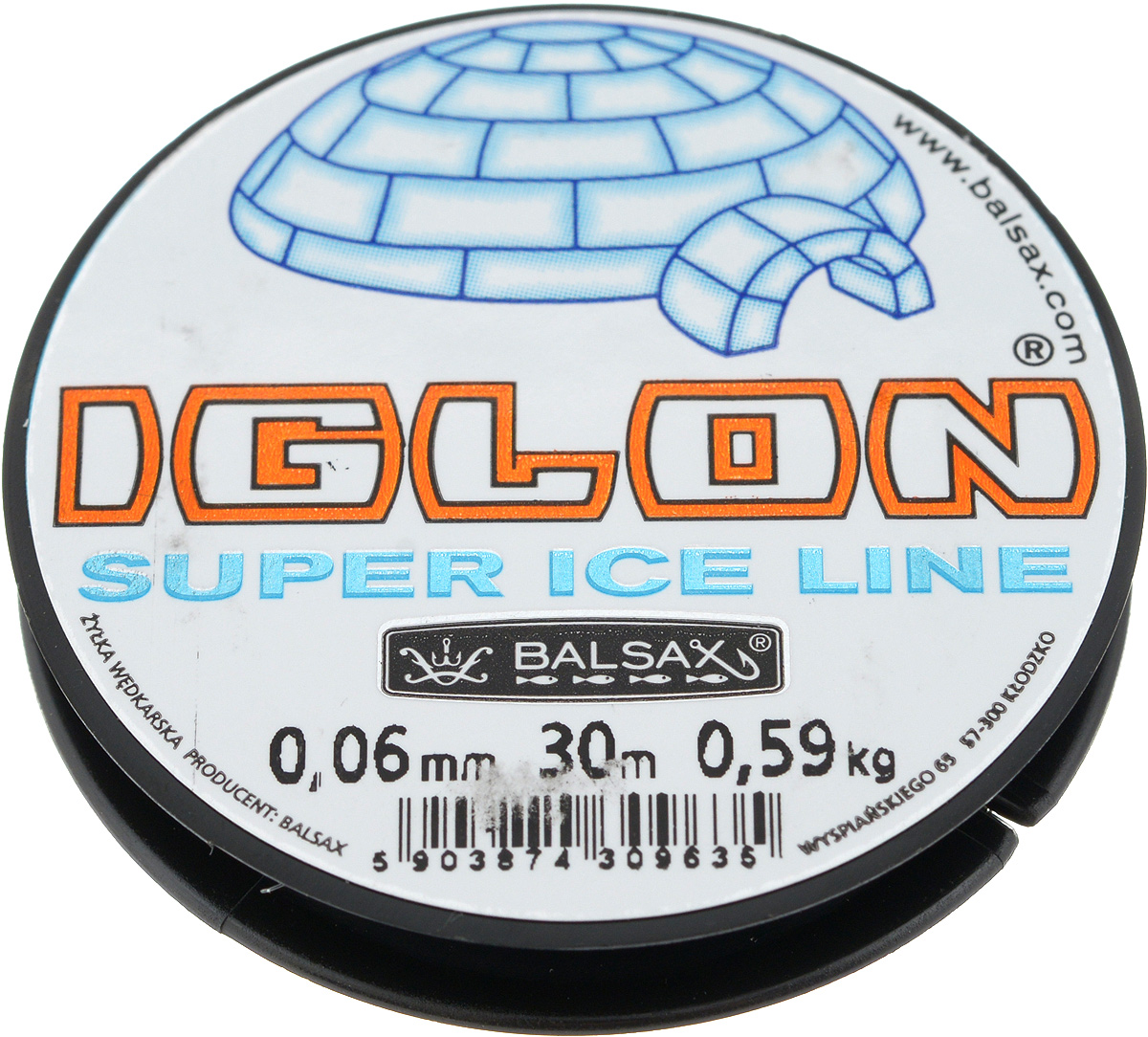 Леска зимняя Balsax Iglon, 30 м, 0,06 мм, 0,59 кг312-06006 Леска зимняя Balsax Iglon, 30 м, 0,06 мм, 0,59 кг312-06006Леска Balsax Iglon изготовлена из 100% нейлона и очень хорошо выдерживает низкие температуры. Даже в самом холодном климате, при температуре вплоть до -40°C, она сохраняет свои свойства практически без изменений, в то время как традиционные лески становятся менее эластичными и теряют прочность. Поверхность лески обработана таким образом, что она не обмерзает и отлично подходит для подледного лова. Прочна в местах вязки узлов даже при минимальном диаметре.