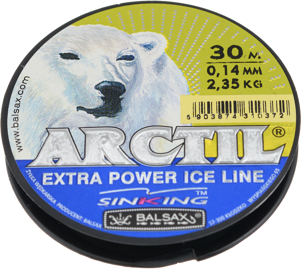 Леска зимняя Balsax Arctil, 30 м, 0,14 мм, 2,35 кг312-07014 Леска зимняя Balsax Arctil, 30 м, 0,14 мм, 2,35 кг312-07014Леска Balsax Arctil изготовлена из 100% нейлона и очень хорошо выдерживает низкие температуры. Даже в самом холодном климате, при температуре вплоть до -40°C, она сохраняет свои свойства практически без изменений, в то время как традиционные лески становятся менее эластичными и теряют прочность. Поверхность лески обработана таким образом, что она не обмерзает и отлично подходит для подледного лова. Прочна в местах вязки узлов даже при минимальном диаметре.