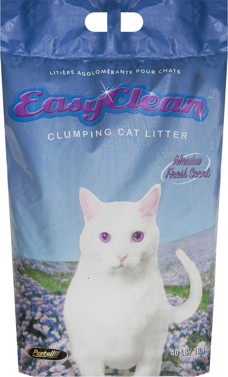 Наполнитель для кошачьих туалетов Easy Clean, комкующийся, с ароматом луговых трав, 18,14 кг20429 Наполнитель для кошачьих туалетов Easy Clean, комкующийся, с ароматом луговых трав, 18,14 кг20429Наполнитель Easy Clean - это суперэкономичный наполнитель на основе 100% бентонита натрия. Превосходно удерживает запах и совершенно безвреден для людей, животных и окружающей среды, так как представляет собой природный материал и не содержит искусственных добавок. Экономичен и удобен в использовании. При соприкосновении с влагой выделяет приятный и деликатный аромат цветущих луговых трав. Не пылит, что способствует уменьшению следов лап после пользования лотком. Не утилизировать комки или использованный наполнитель в канализацию (унитаз). Состав: бентонит натрия. Товар сертифицирован.