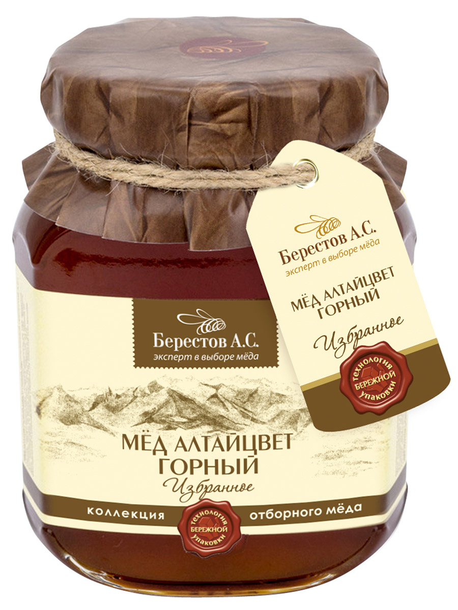 Берестов Мед Горный, 500 го0000004602 Берестов Мед Горный, 500 го0000004602Мед Горный Избранное, собран в Красногорском и Солонешском районах предгорья Алтая. Это уникальные по своей экологии места, ведь большую часть территории занимает тайга. Мед Горный удивляет богатой и свежей гаммой травяного сбора с нотами диких ягод и легкой натуральной кислинкой. Его насыщенный аромат оттенен едва уловимыми нежными нотами лаванды. Своим букетом, вкусовыми и целебными свойствами горный мёд обязан уникальному и щедрому разнотравью предгорий Алтая. Горный мед рекомендуется как общеукрепляющее, тонизирующие средство. Он незаменим в качестве успокаивающего средства, эффективен при простудных заболеваниях. ТОПовая линейка меда Берестов. Это отборный мед контролируемого места происхождения. Каждая банка меда имеет паспорт качества и происхождения. Каждая позиция в составе линейки Избранное обладает наиболее выраженными качественными характеристиками свойственными для данного сорта меда. Мед Берестов Избранное...