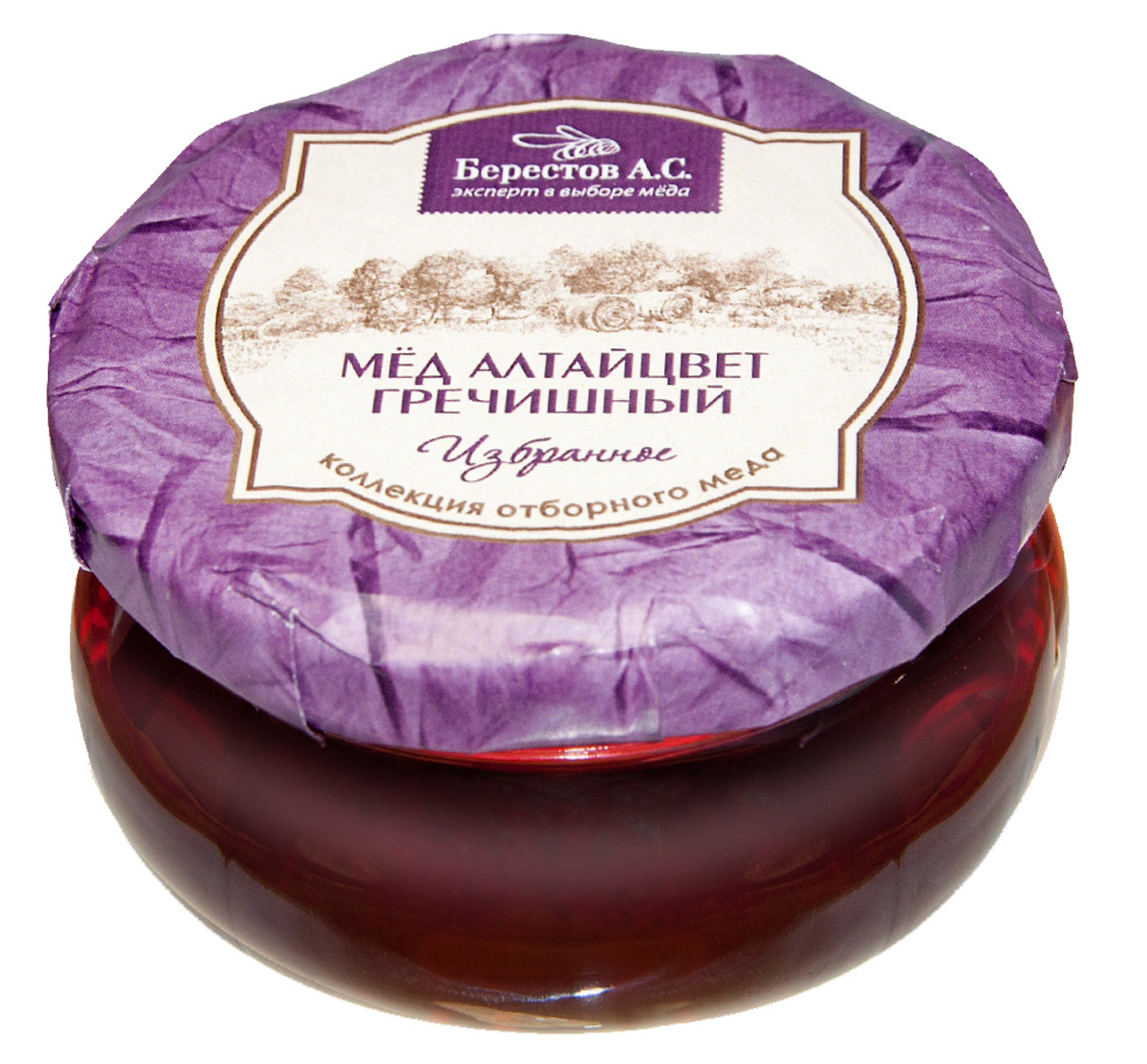 Берестов Мед Гречишный, 100 го0000007780 Берестов Мед Гречишный, 100 го0000007780ТОПовая линейка меда Берестов. Это отборный мед контролируемого места происхождения (Каждая банка меда имеет паспорт качества и происхождения). Каждая позиция в составе линейки Избранное обладает наиболее выраженными качественными характеристиками свойственными для данного сорта меда. Мед Берестов Избранное трижды признавался экспертами Федерации пчеловодов лучшим медом России по уровню и стабильности качественных характеристик в соответствии с ГОСТ. Мед для линейки Избранное собирается только в лучших медоносных регионах - в Алтайском крае, Башкортостане, Хабаровском крае. Упаковка меда ведется холодным методом, сохраняющим 100% биологических свойств продукта. Упаковка производится на Берестовской фабрике натуральных продуктов, сертифицированной по стандарту менеджмента качества ISO. Мед Берестов Избранное лидирует в рейтинге экспорта меда компании. Поставляется в США, ОАЭ, Китай и другие страны. Гречишный мед из коллекции Избранное - это ароматный, с...