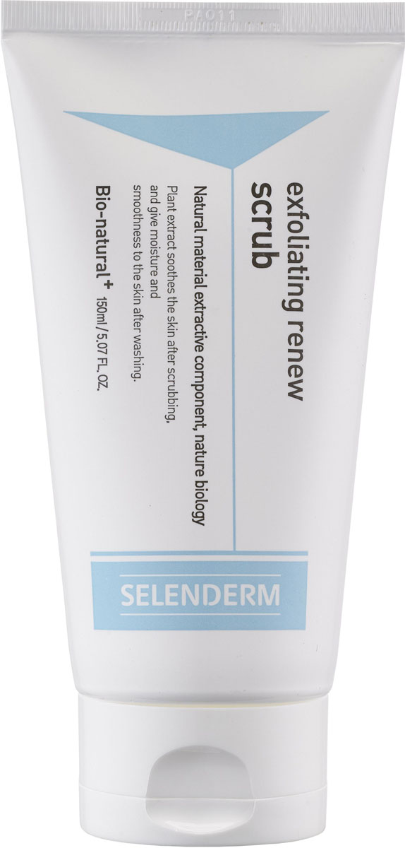 Selenderm Отшелушивающий обновляющий скраб, 150 мл3066 Selenderm Отшелушивающий обновляющий скраб, 150 мл3066Отшелушивающий обновляющий скраб Selenderm (150ml) (Selenderm Exfoliating renew scrub) Гелеобразный скраб, который полностью удаляет ороговевшие мертвые клетки кожи. - Скраб эффективно заботится об удалении омертвевших клеток кожи, включая загрязнения в порах. - Содержание природных растительных компонентов сохраняет кожу увлажненной и после скрабирования