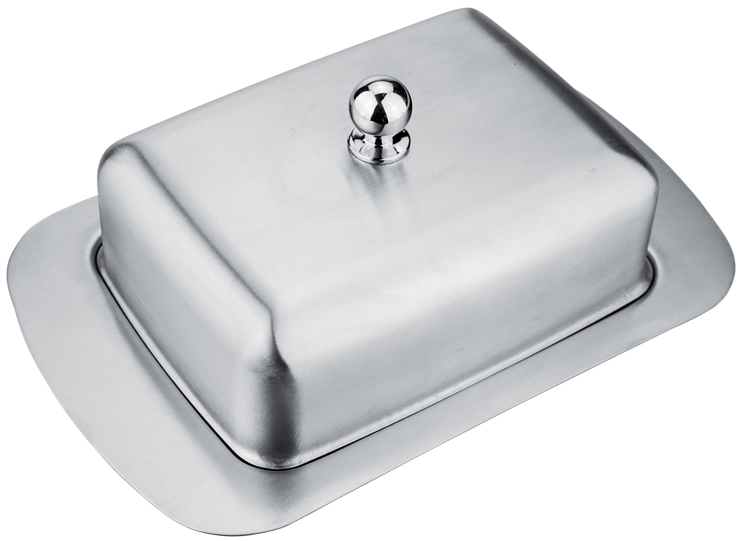 Масленка Rainstahl, 18,8х12,2х7,7 см. 8410RS\BD8410RS\BD Масленка Rainstahl, 18,8х12,2х7,7 см. 8410RS\BD8410RS\BDМасленка из нержавеющей стали со стальной крышкой. Размер 18,8х12,2х7,7 см.