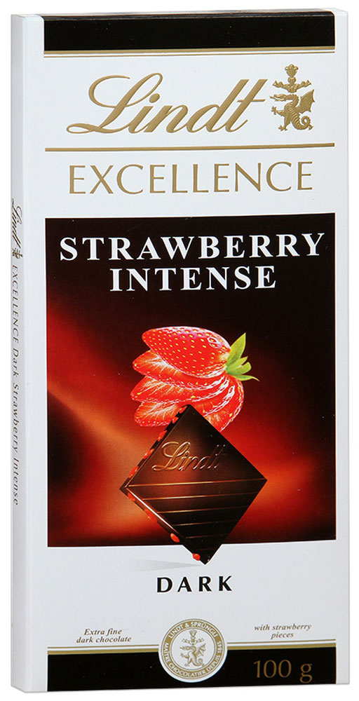 Lindt Excellence темный шоколад с кусочками клубники, 100 г3046920027458 Lindt Excellence темный шоколад с кусочками клубники, 100 г3046920027458Excellence - насыщенный темный шоколад с кусочками клубники. Наслаждаясь бархатистой нежностью шоколада, вы почувствуете как изысканный и богатый вкус лакомства расцветает тонами ароматной и сочной ягоды. Испытайте момент истинного удовольствия, который напомнит вам лучшие дни яркого солнечного лета! Уважаемые клиенты! Обращаем ваше внимание, что полный перечень состава продукта представлен на дополнительном изображении.