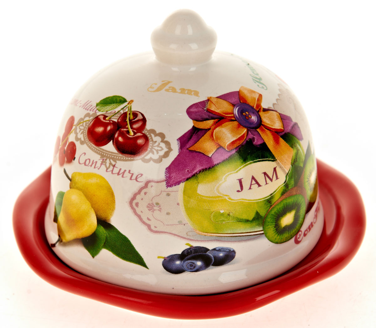 Лимонница ENS Group Джем. L2430705L2430705 Лимонница ENS Group Джем. L2430705L2430705Лимонница Джем выполнена из высококачественной керамики и состоит из блюдца и крышки. Изделие украшено оригинальным узором. Лимонница Джем доставит истинное удовольствие ценителям прекрасного и поможет сохранить свежесть лимона на длительный срок. Яркий дизайн, несомненно, придется вам по вкусу. Не рекомендуется мыть в посудомоечной машине.