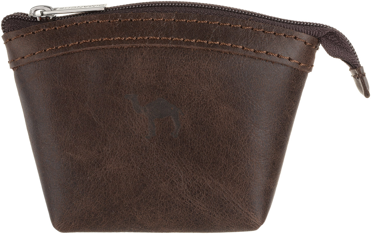 Монетница Dimanche Camel, цвет: коричневый. 783/К783/К Монетница Dimanche Camel, цвет: коричневый. 783/К783/КУдобная многофункциональная монетница Dimanche Camel изготовлена из натуральной кожи. Закрывается изделие на застежку-молнию.