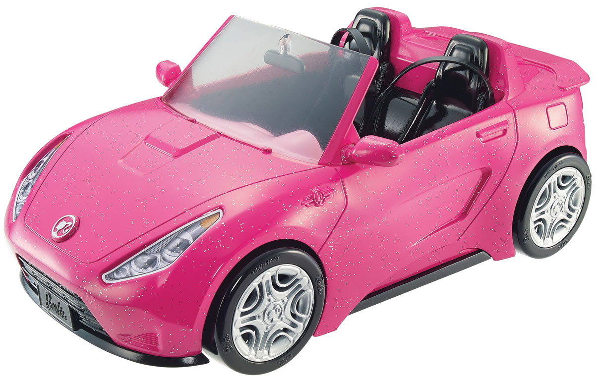 Barbie Кабриолет для куколDVX59 Barbie Кабриолет для куколDVX59Машинка для куколок Barbie Кабриолет разнообразит игры вашей дочурки. Розовый сверкающий кабриолет с серебристыми деталями удивит всех вокруг. Он просто воплощение стиля Barbie. Теперь у куклы Барби будет свой собственный открытый автомобиль всем на зависть! На этой спортивной машинке можно умчаться навстречу приключениям, а можно и съездить за модными покупками. Снаружи машина украшена блестками и реалистичными деталями с символикой Барби. Внутри кабриолета эффектные черные сиденья снабжены ремнями безопасности. Машина укомплектована зеркалом заднего вида и боковыми зеркалами. Колеса свободно крутятся. Внутри с удобством разместятся две куколки Барби. Фары кабриолета выполнены в виде наклеек, руль крутится. Машина изготовлена из безопасного пластика. Ваша малышка теперь сможет катать свою любимую куклу и ее подружек. Порадуйте ее таким замечательным подарком! Куклы продаются отдельно.