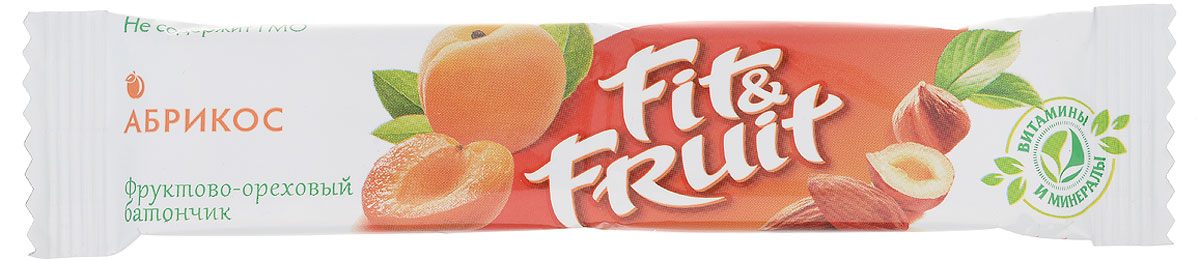 Fit&Fruit Фруктово-ореховый батончик со вкусом абрикоса, 40 г1603002 Fit&Fruit Фруктово-ореховый батончик со вкусом абрикоса, 40 г1603002Fit&Fruit - современный, инновационный бренд, который полностью удовлетворяет потребности людей в натуральном, полезном и здоровом питании. Возможность есть полезные и натуральные продукты для людей всех возрастов и социальных классов. Фруктово-ореховые батончики Fit&Fruit - это полностью натуральный продукт, состоящий из измельченных орехов и сухофруктов. В батончиках не используются искусственные красители, подсластители и консерванты. Также в батончиках не содержится сахар - только натуральная фруктоза. Батончики не проходят температурной обработки в процессе приготовления, благодаря чему в них сохраняются все витамины, минералы и микроэлементы, присущие свежим фруктам. Уважаемые клиенты! Обращаем ваше внимание, что полный перечень состава продукта представлен на дополнительном изображении. Упаковка может иметь несколько видов дизайна. Поставка осуществляется в зависимости от наличия на складе.