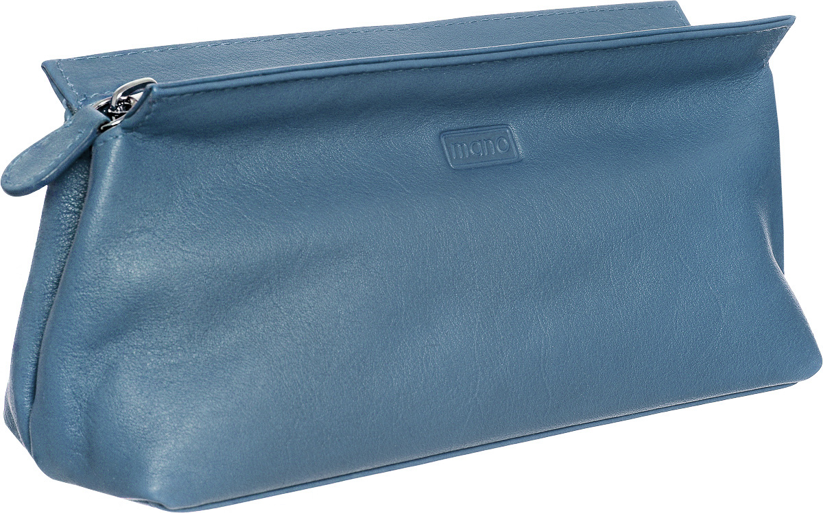 Косметичка Mano, цвет: пепельно-голубой. 13422 SETRU13422 SETRU kobald blue Косметичка Mano, цвет: пепельно-голубой. 13422 SETRU13422 SETRU kobald blueКосметичка Mano выполнена из натуральной текстурной кожи и оформлена тисненой надписью с названием бренда. Внутри расположено одно вместительное отделение для косметики, которое закрывается на застежку-молнию. Изделие упаковано в фирменную коробку.