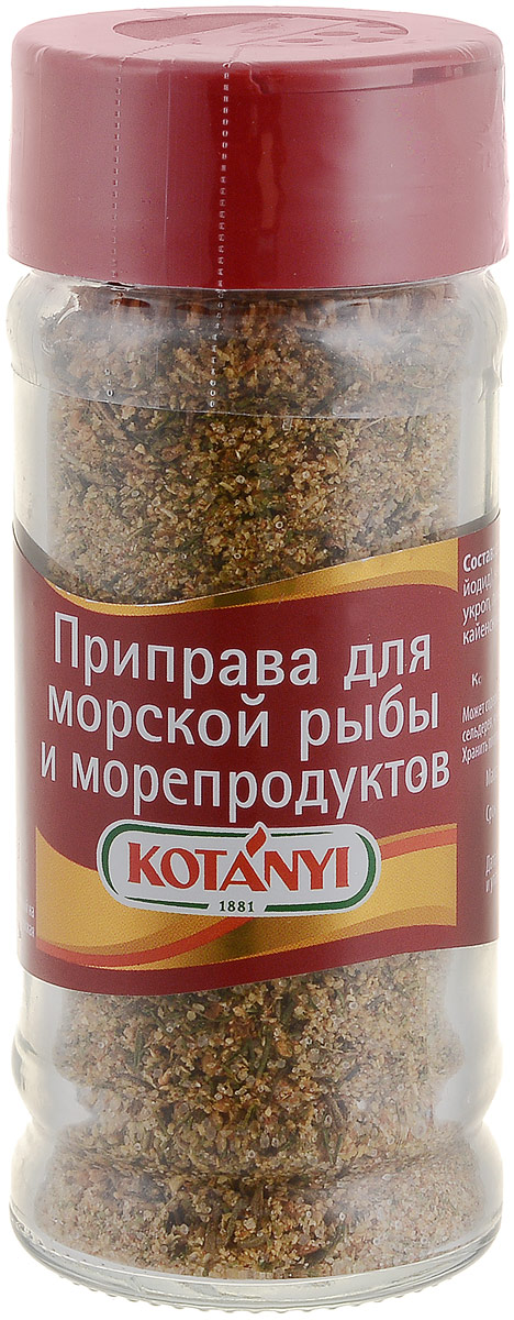 Kotanyi Приправа для морской рыбы и морепродуктов, 56 г450911 Kotanyi Приправа для морской рыбы и морепродуктов, 56 г450911Приправа для морской рыбы и морепродуктов Kotanyi сочетает в себе превосходный вкус и великолепный аромат средиземноморских трав. Она превратит любое приготовленное вами блюдо в деликатес! Уважаемые клиенты! Обращаем ваше внимание, что полный перечень состава продукта представлен на дополнительном изображении.