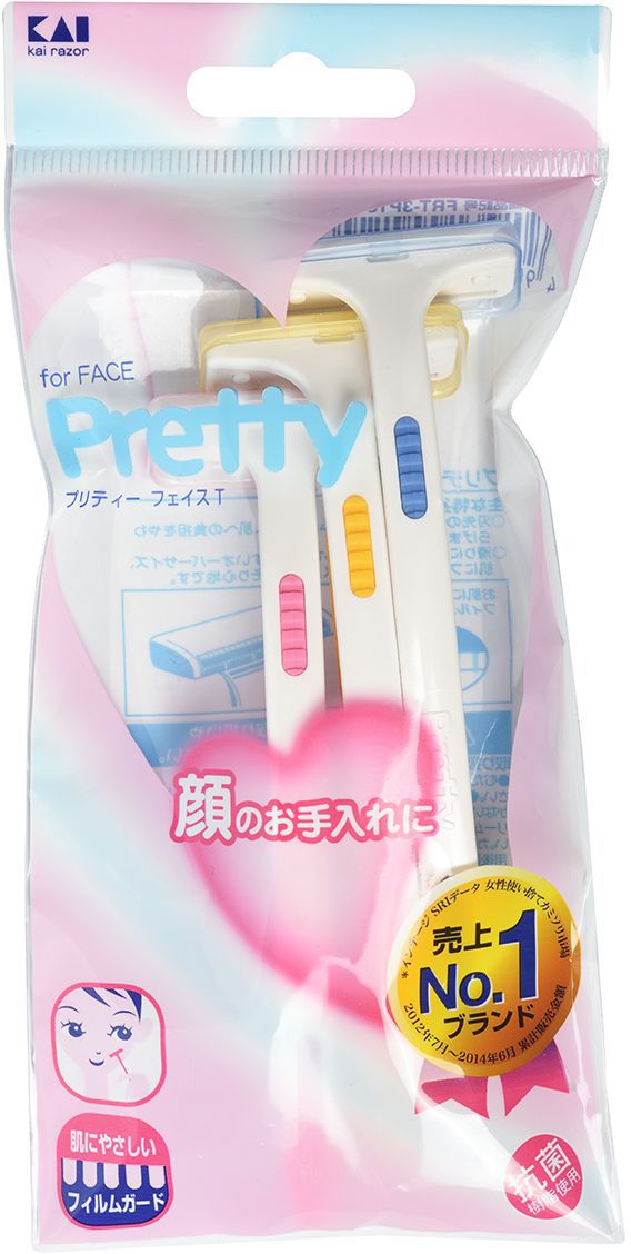 Kai Бритвенный станок женский Pretty, одноразовый, 1 лезвиe00412ka Kai Бритвенный станок женский Pretty, одноразовый, 1 лезвиe00412kaУдобный станок с нескользящим покрытием ручки и специальными желобками на бритвенной головке для более гладкого скольжения. Смазывающая полоска с экстрактом алоэ в составе обеспечивает уход за кожей во время бритья. Внимание: Будьте осторожны при использовании станка - лезвия очень острые. • Лезвие может быть повреждено вследствие неаккуратного воздействия при снятии крышки или вытаскивании станка из упаковки, поэтому будьте внимательны. • Станок предназначен для бритья. Не используйте в других целях. • Не прикасайтесь к лезвию пальцами. • Перед применением станка следует нанести на кожу средство для бритья. • После использования, тщательно промойте и высушите станок, закройте защитной крышкой и храните в сухом месте. • Не погружайте в воду выше 70°С. При этом возможно деформирование станка. • Станок после использования хранить в сухом месте. При хранении в местах с повышенной влажностью смазывающая полоска деформируется и теряет цвет. • Храните в недоступных для детей местах.