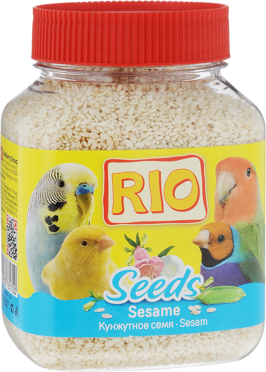Лакомство для всех видов птиц RIO Кунжут, 250 г43802 Лакомство для всех видов птиц RIO Кунжут, 250 г43802Лакомство RIO Кунжут является очень вкусной и питательной пищей для птиц. Кунжут - одно из лучших масличных растений, культивируемое от западных берегов Африки вплоть до Китая и Японии, а также в Америке. Семена кунжута являются лидером по содержанию кальция. Кроме того, кунжутное семя богато витаминами В1 и Е, минералами и полиненасыщенными жирными линолевыми кислотами. Кунжут незаменим для дополнительного поддержания сил организма в период стресса, линьки у птиц. Товар сертифицирован.
