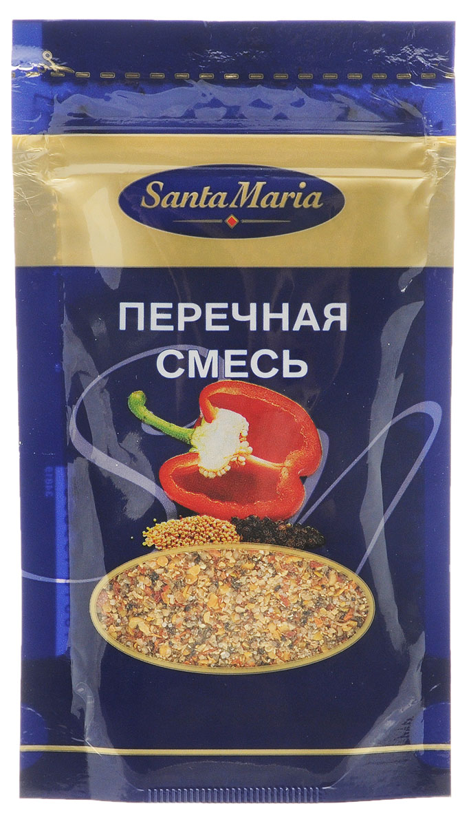 Santa Maria Перечная смесь, 20 г13585 Santa Maria Перечная смесь, 20 г13585Перечная смесь – очень ароматная пряная смесь на основе черного перца и паприки. Подходит для приготовления мясных, рыбных и овощных блюд, супов и соусов, жареного мяса, маринадов, блюд на гриле. Уважаемые клиенты! Обращаем ваше внимание, что полный перечень состава продукта представлен на дополнительном изображении.