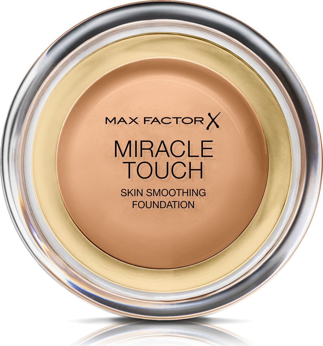 Max Factor Тональная Основа Miracle Touch Тон 80 bronze 11,5 гр81064 Max Factor Тональная Основа Miracle Touch Тон 80 bronze 11,5 гр81064Уникальная универсальная тональная основа Max Factor Miracle Touch обладает кремообразной формулой, благодаря которой превосходно подготовить кожу для макияжа очень легко. Всего один слой без необходимости нанесения консилера или пудры. Легкая твердая тональная основа тает в руках и гладко наносится на кожу, создавая идеальное, безупречно блестящее и равномерное покрытие, не слишком прозрачное и не слишком плотное. В результате кожа выглядит свежей, необычайно ровной и приобретает сияние. Чтобы создать безупречное покрытие, можно нанести всего один легкий слой тональной основы или же сделать покрытие более плотным благодаря специальной формуле. Тональная основа подходит для всех типов кожи, включая чувствительную кожу, и не вызывает угревой сыпи, так как не закупоривает поры. Спонж в комплекте для простого и аккуратного нанесения где угодно. Идеальное покрытие в один слой - консилер и пудра не нужны. Умеренное или плотное покрытие благодаря специальной формуле. Не вызывает угревую...