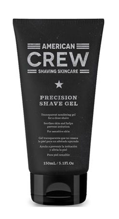 American Crew Гель для бритья Precision Shave Gel 150 мл7202075000 American Crew Гель для бритья Precision Shave Gel 150 мл7202075000Во время бритья кожа нуждается в особом уходе. Поэтому в American Crew разработали специальное средство, обеспечивающее идеальное бритье. Нежная текстура геля American Crew Precision Shave Gel помогает легкому скольжению станка и препятствует раздражению во время бритья. Экстракт тыквенных семян и винограда смягчают кожу, защищая ее от раздражения, при этом кожный покров увлажняется витамином Е, делая ее гладкой и мягкой. Продукт подходит для всех типов кожи.