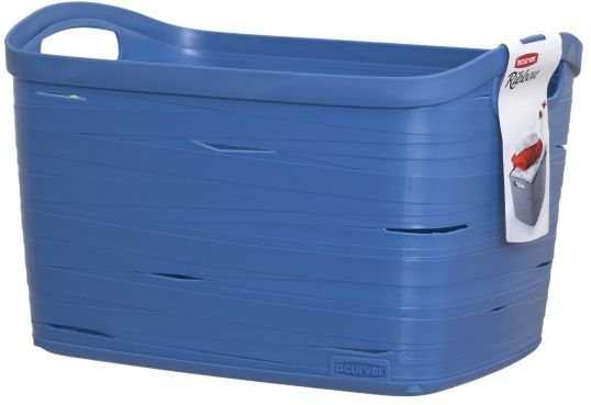 Корзина универсальная Curver Ribbon, цвет: синий, 38 x 29 x 24 см00719-X08 Корзина универсальная Curver Ribbon, цвет: синий, 38 x 29 x 24 см00719-X08Универсальная корзина Curver Ribbon изготовлена из высококачественного пластика. Стенки оформлены перфорацией. Корзина предназначена для хранения различных предметов в ванной, на кухне, на даче или в гараже. Позволяет хранить мелкие вещи, исключая возможность их потери. Изделие оснащено удобными ручками по бокам.