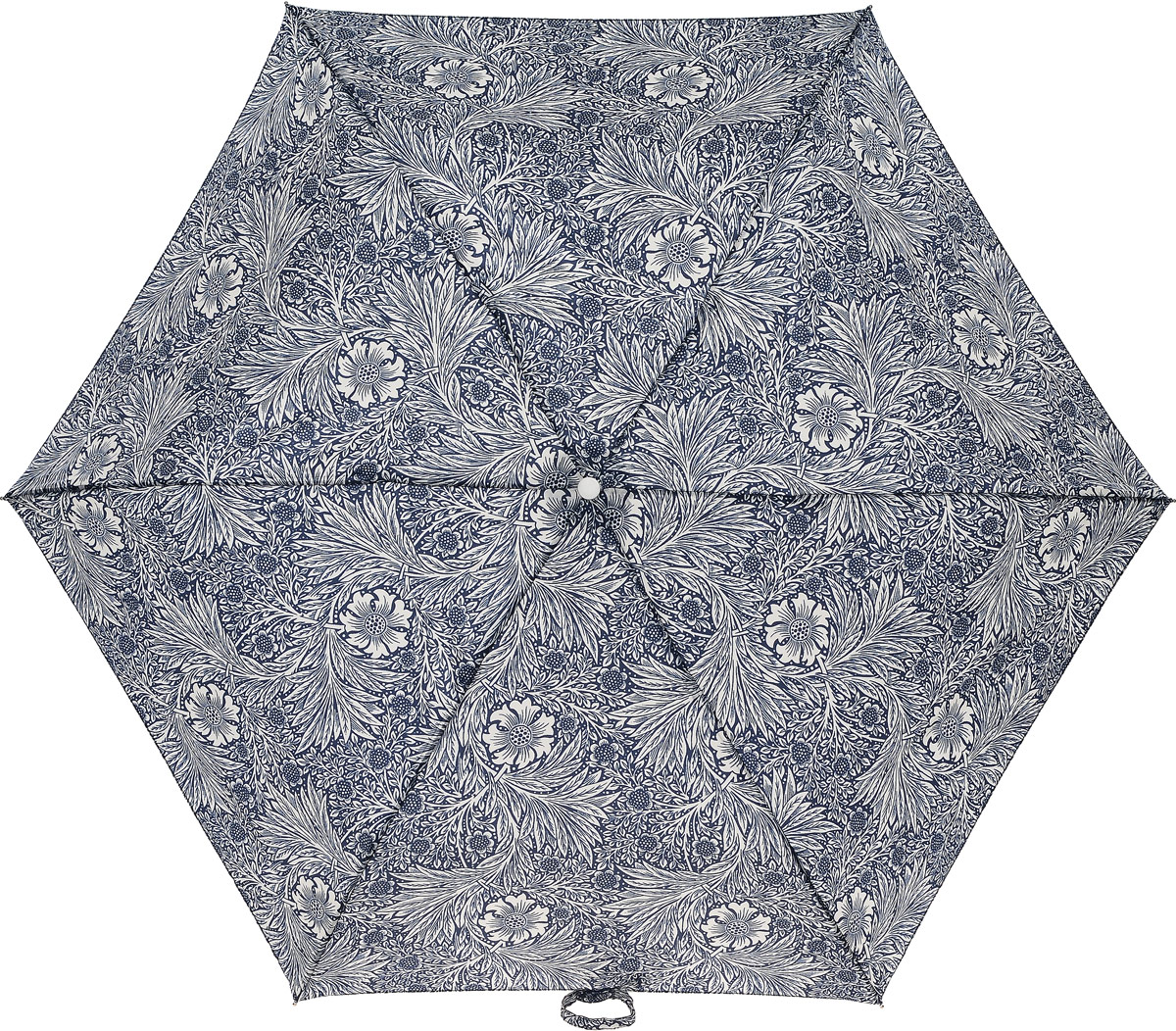 Зонт женский Morris & Co Superslim, механический, 3 сложения, цвет: темно-синий, дымчатый белый. L714-2797L714-2797 Marigold Зонт женский Morris & Co Superslim, механический, 3 сложения, цвет: темно-синий, дымчатый белый. L714-2797L714-2797 MarigoldСтильный механический зонт Morris & Co Superslim в 3 сложения даже в ненастную погоду позволит вам оставаться элегантной. Облегченный каркас зонта выполнен из 6 спиц из фибергласса и алюминия, стержень также изготовлен из алюминия, удобная рукоятка - из дерева. Купол зонта выполнен из прочного полиэстера и оформлен оригинальным цветочным принтом. В закрытом виде застегивается хлястиком на липучку. Зонт механического сложения: купол открывается и закрывается вручную до характерного щелчка. На рукоятке для удобства есть небольшой шнурок, позволяющий при необходимости надеть зонт на руку. К зонту прилагается чехол, который дополнительно застегивается на липучку. Такой зонт компактно располагается в глубоком кармане, сумочке, дверке автомобиля.