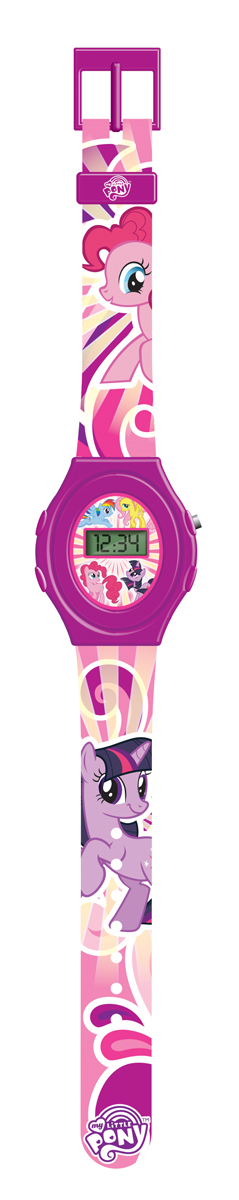 Часы наручные электронные My Little Pony, цвет: розовый. MLRJ6-1MLRJ6-1 Часы наручные электронные My Little Pony, цвет: розовый. MLRJ6-1MLRJ6-1Оригинальные электронные детские часы с корпусом и браслетом из пластика. Циферблат защищен от повреждений прочным пластиковым стеклом. Электронные часы имеют 5 функций: месяц – день, часы – минуты – секунды. Товар изготовлен полностью из пластмассы с питанием от химических источников тока, 1 сменный элемент включен в комплект (LR41 (AG3) 1.5 V). Рекомендуемый возраст: от 3 лет.